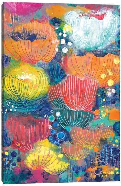 Song Of The Water Lilies Canvas Art Print - Corina Capri