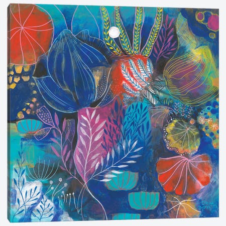 A Coral Song Canvas Print #CRC13} by Corina Capri Art Print