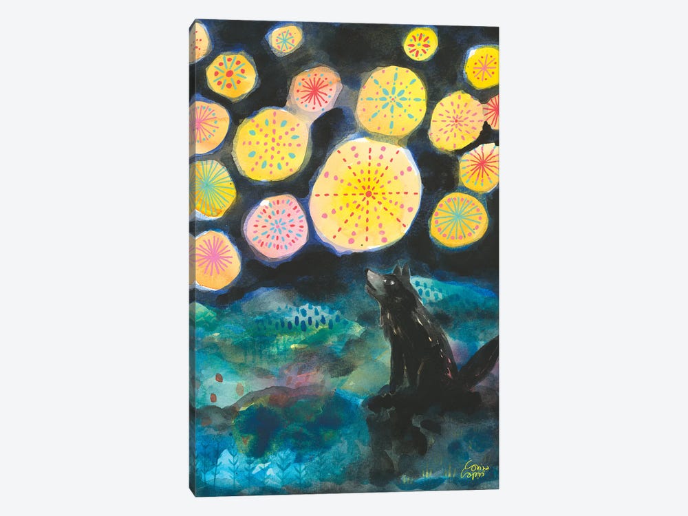 A Certain Darkness Is Needed To See The Stars by Corina Capri 1-piece Canvas Art