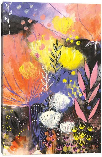 Disco Garden Canvas Art Print - Corina Capri
