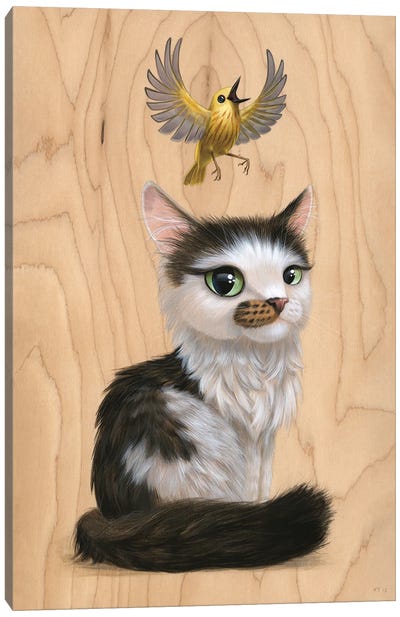 Great Catsby Canvas Art Print - Cuddly Rigor Mortis