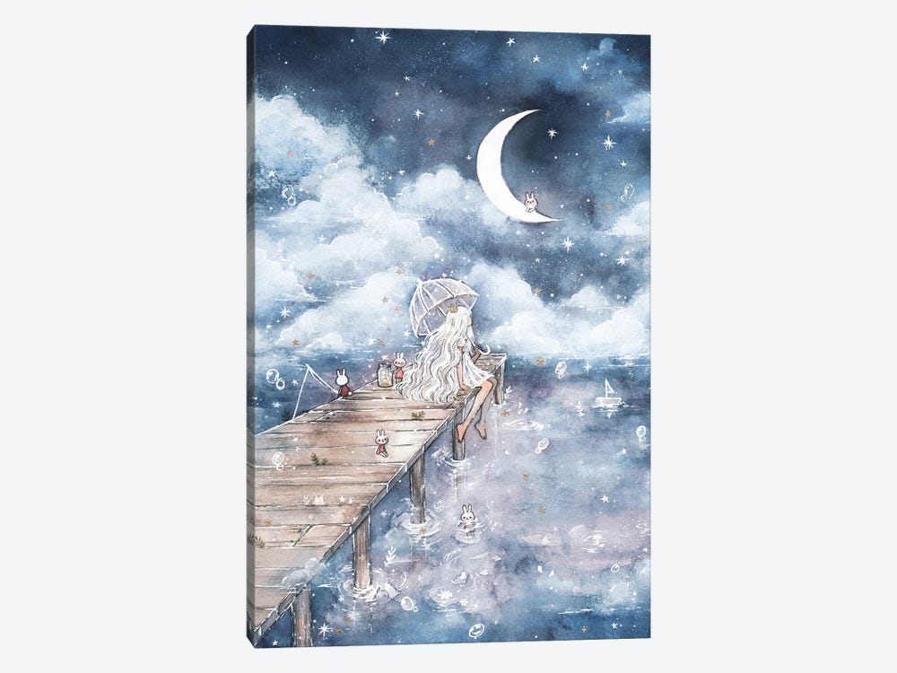 In The Clouds by Cherriuki 1-piece Canvas Print