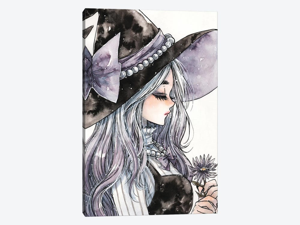 Lavender Witch by Cherriuki 1-piece Canvas Artwork