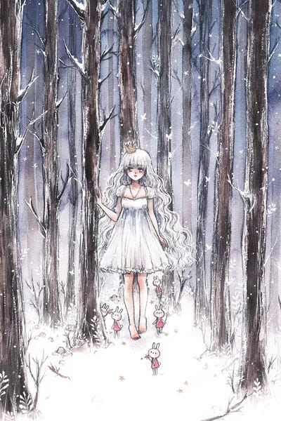 The Secret Lives Of Fairies: Snowy Night by Cherriuki