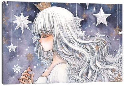 The Stars & You Canvas Art Print - Anime Art