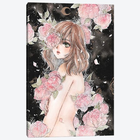 Twilight's Bloom Canvas Print #CRK35} by Cherriuki Canvas Artwork