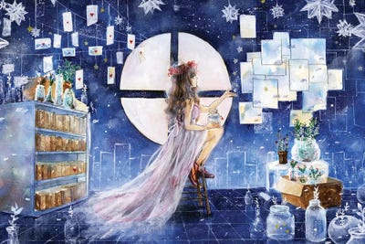 Wishmaker by Cherriuki canvas print