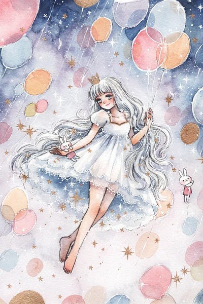 Dream Float by Cherriuki canvas print