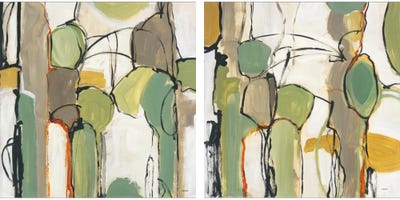 Connected Diptych by Robert Charon multi panel art