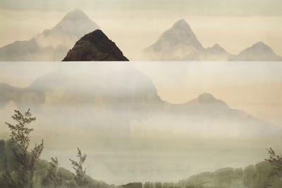 Misty Mountains by Robert Charon framed wall art