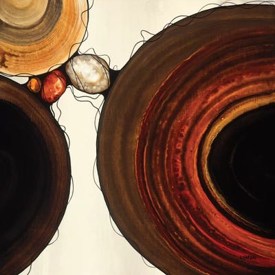 Orbs XI by Robert Charon framed wall art