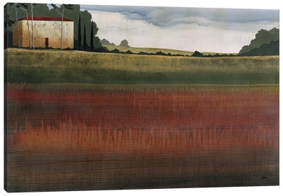 Tuscan Fields Canvas Art Print - Robert Charon