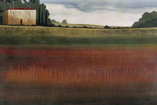 Robert Charon: Tuscan Fields by Robert Charon