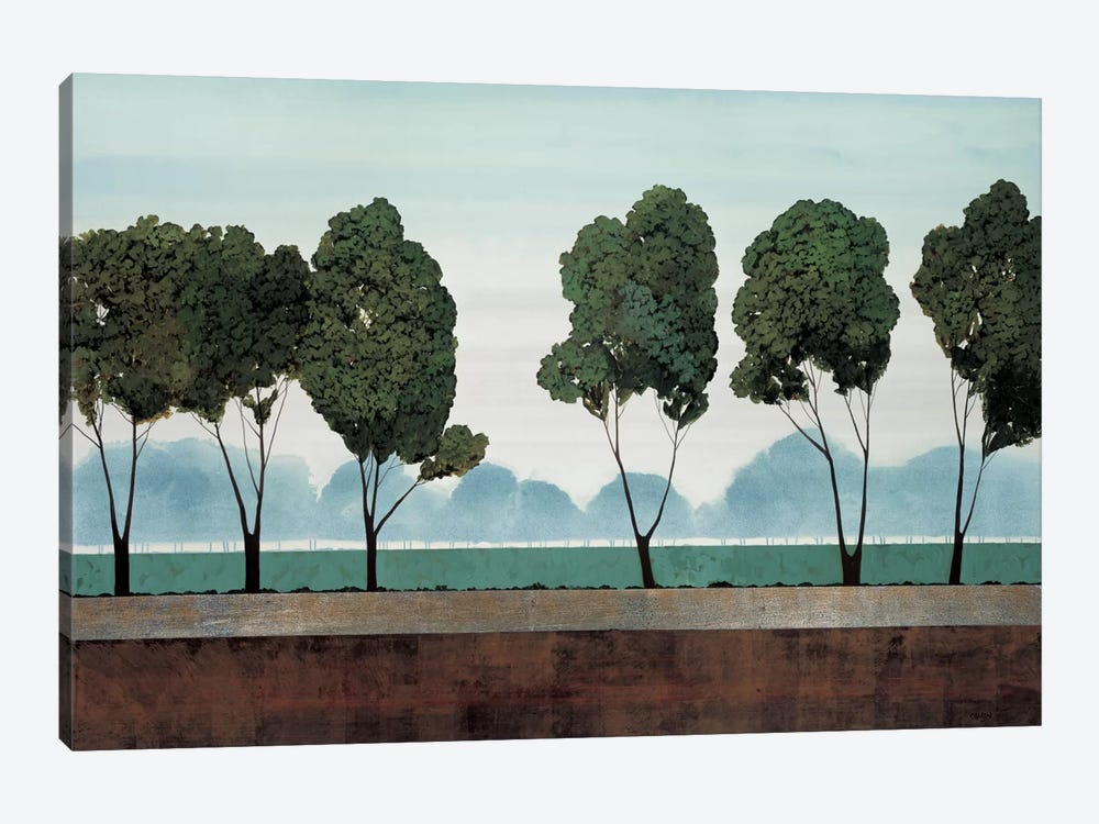 Six Trees by Robert Charon 1-piece Canvas Wall Art