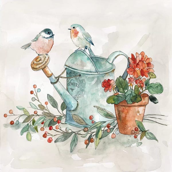 Spring: Garden Glimpse I by Carol Robinson