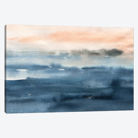 Lake Sunrise Canvas Print #CRO1025} by Carol Robinson Canvas Art Print
