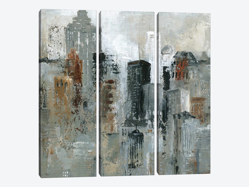 Lights of the City I by Carol Robinson 3-piece Canvas Art