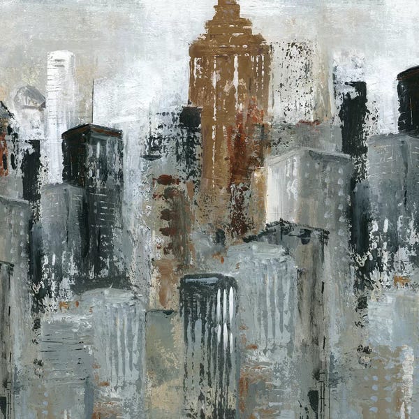 Glam Bedroom: Lights of the City II by Carol Robinson