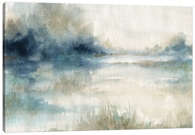 Still Evening Waters II Canvas Art Print - Scenic & Landscape Art