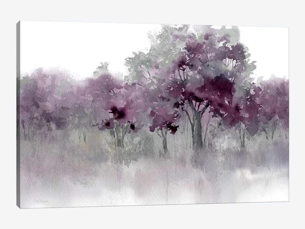 Water's Edge II - Purple 1-piece Canvas Artwork