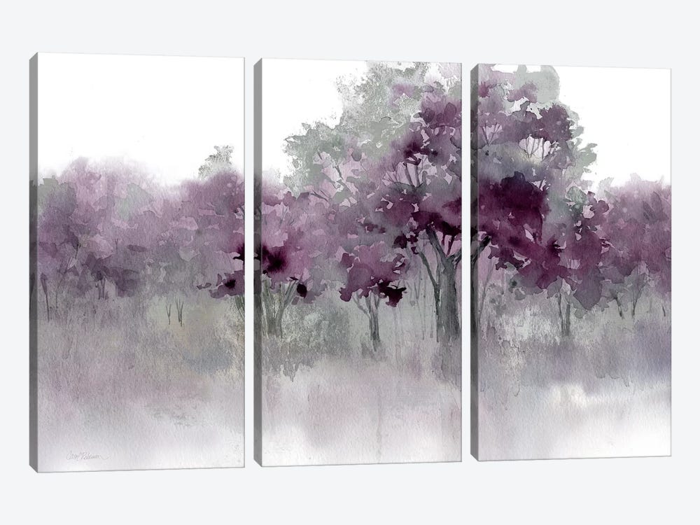 Water's Edge II - Purple by Carol Robinson 3-piece Canvas Artwork