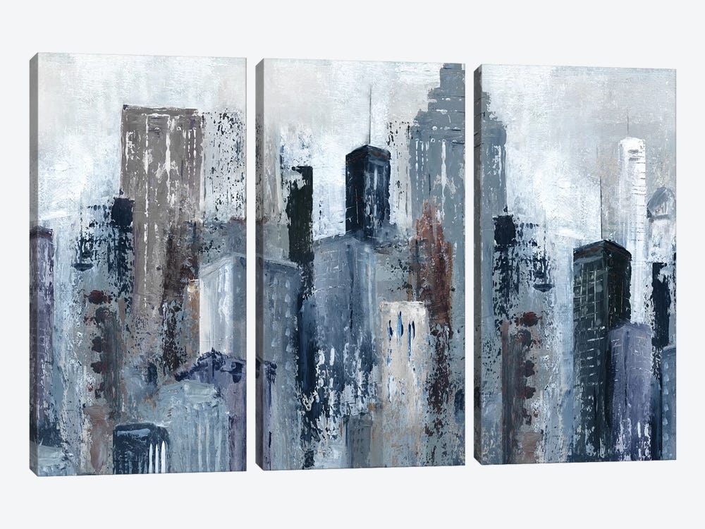 City Mood by Carol Robinson 3-piece Canvas Art Print