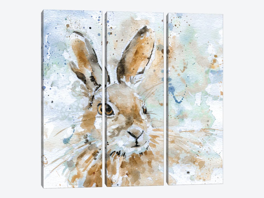 Hare by Carol Robinson 3-piece Canvas Artwork