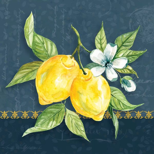 Fruits: Blue Lemon Squeeze II by Carol Robinson