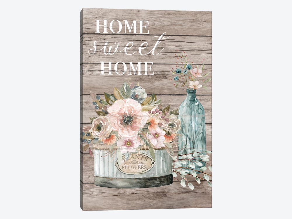 Home Sweet Home by Carol Robinson 1-piece Canvas Art Print