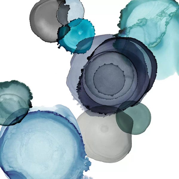 Circular Abstract: Seaglass II by Carol Robinson