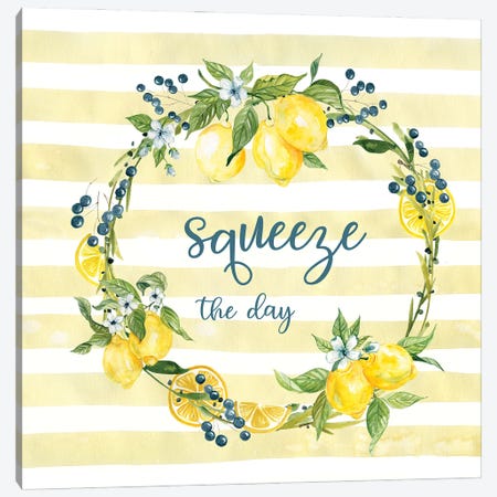 Squeeze The Day Canvas Print #CRO1138} by Carol Robinson Canvas Wall Art