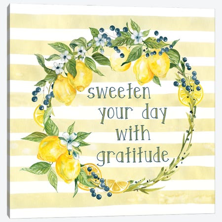 Sweeten Your Day Canvas Print #CRO1139} by Carol Robinson Canvas Wall Art