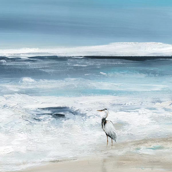 Large Coastal Art - Canvas Prints: Tidal Fishing II by Carol Robinson