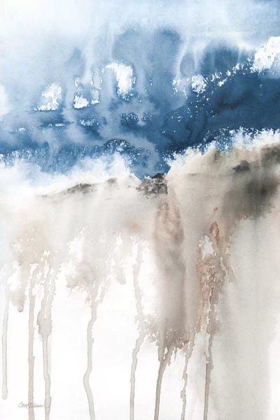 Abstract Watercolors: Windy Cliff I by Carol Robinson