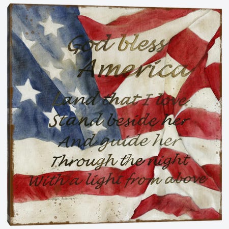 Bless America Canvas Print #CRO1171} by Carol Robinson Canvas Artwork
