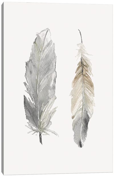 Flight of Fancy I Canvas Art Print - Feather Art
