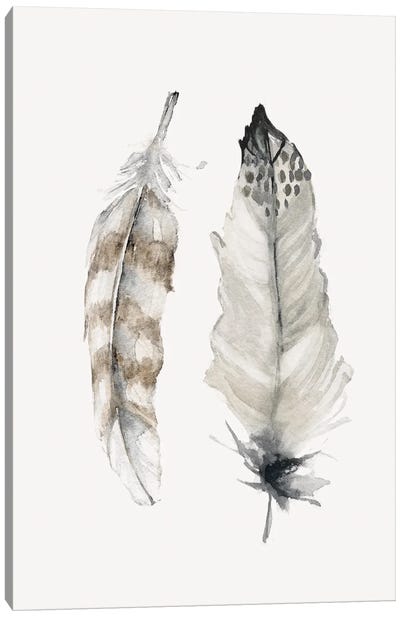 Flight of Fancy III Canvas Art Print - Feather Art