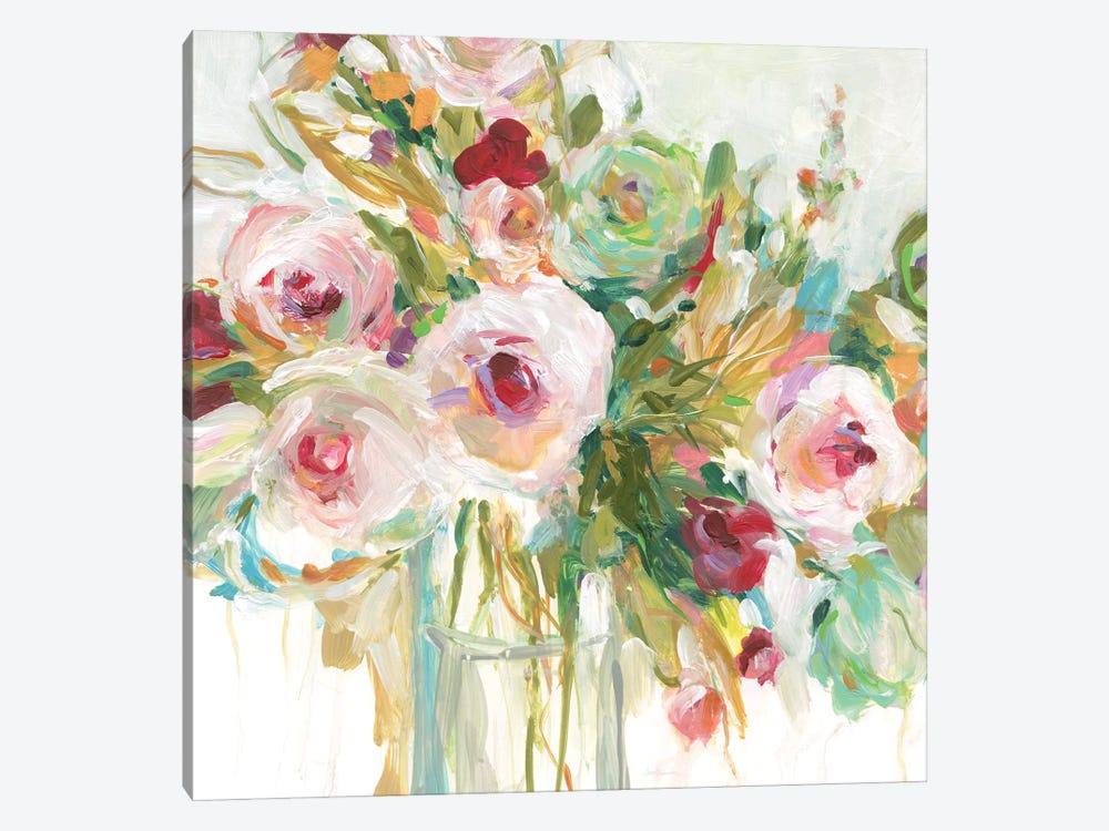 Floral Abandon by Carol Robinson 1-piece Canvas Art Print