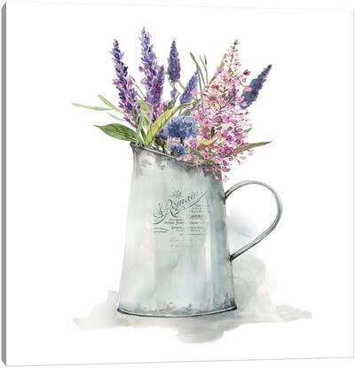 French Lavender Canvas Art Print - French Country Décor