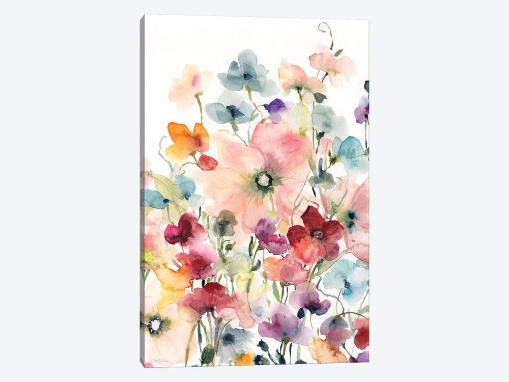 Poppies and Sweetpeas by Carol Robinson 1-piece Canvas Art