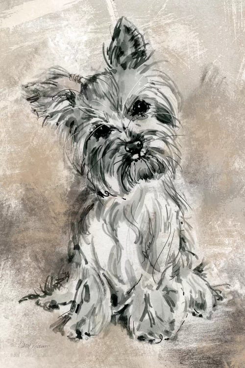 Yorkie by Carol Robinson wall art