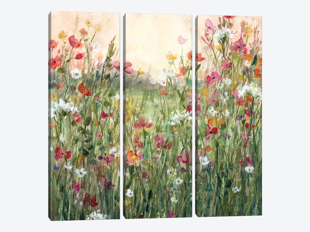 Spring in Full Bloom by Carol Robinson 3-piece Canvas Print