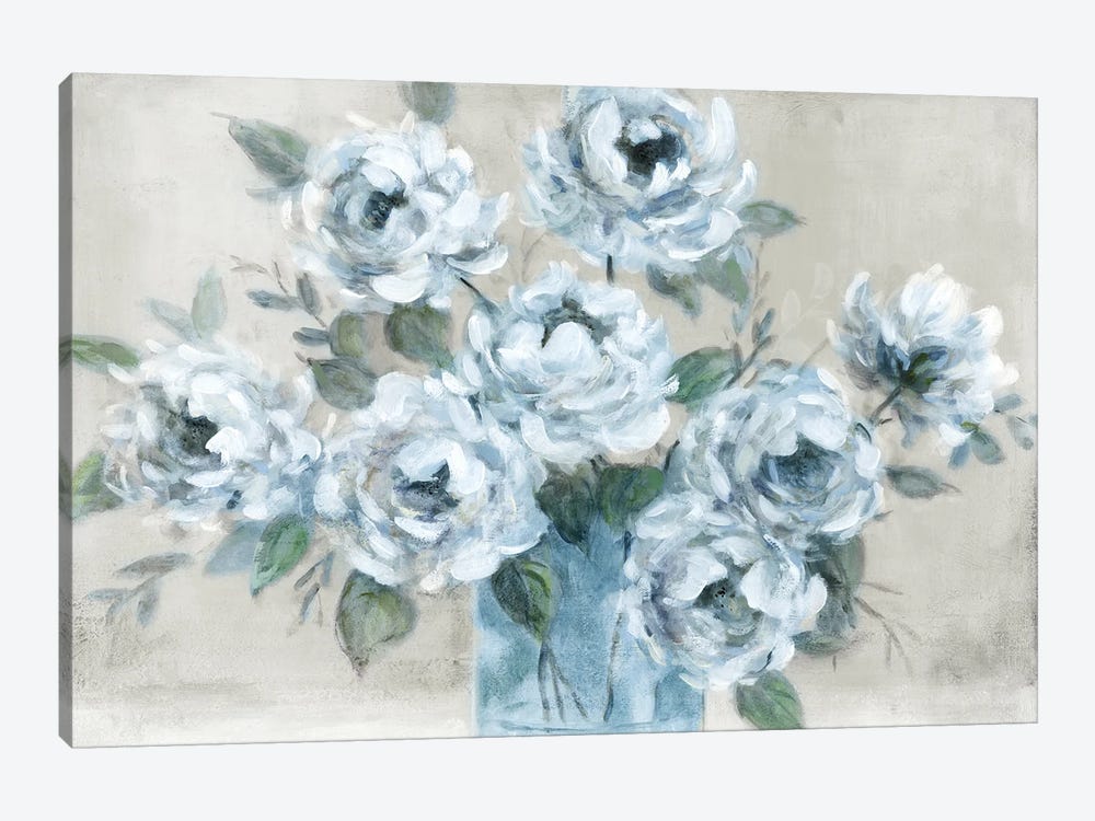 Tender Roses by Carol Robinson 1-piece Canvas Print