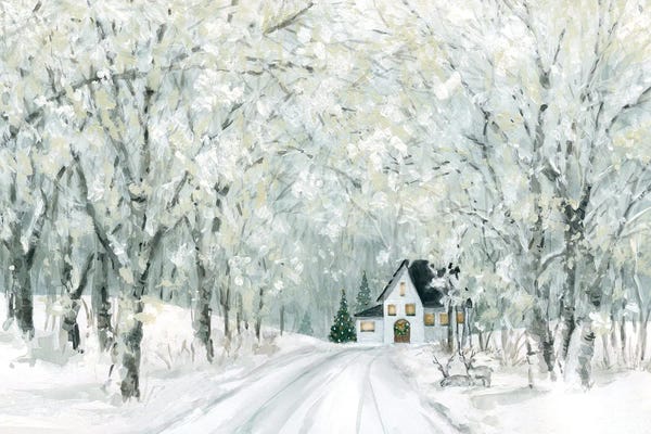 Wall Art: Christmas Lane by Carol Robinson