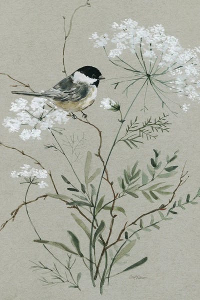 Bouquet of Grace Bird I by Carol Robinson canvas print