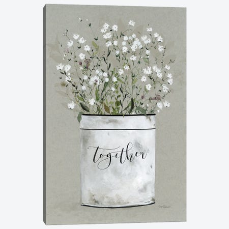 Bouquet of Grace Bucket Together Canvas Print #CRO1241} by Carol Robinson Canvas Wall Art