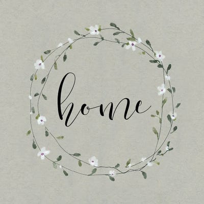 Bouquet of Grace Home Wreath by Carol Robinson canvas print