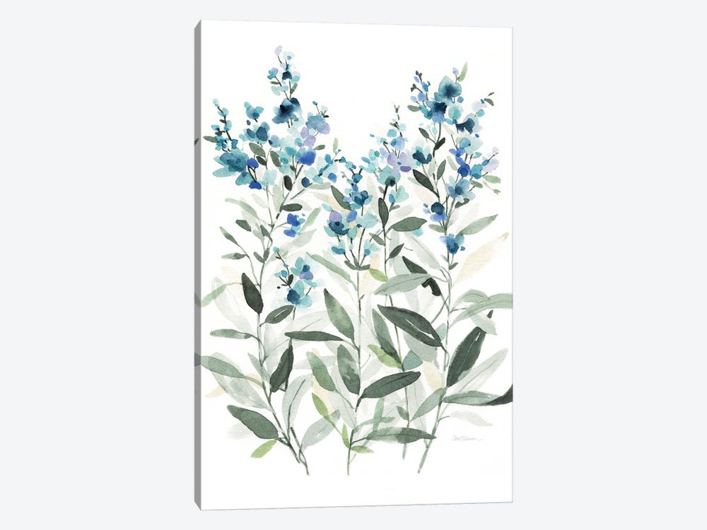 Delicate Blue Botanical II by Carol Robinson 1-piece Canvas Artwork