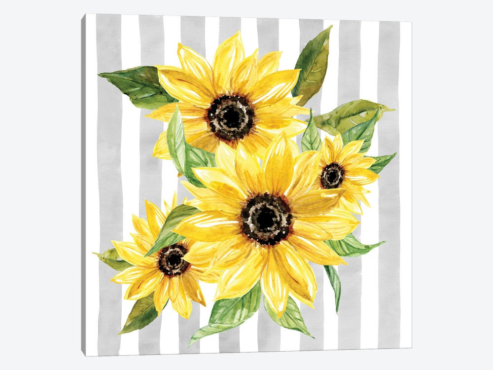 Sunflower Array I by Carol Robinson 1-piece Canvas Artwork