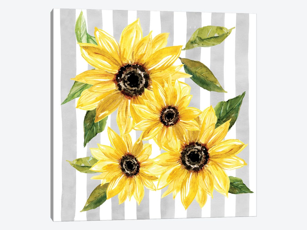 Sunflower Array II by Carol Robinson 1-piece Canvas Art Print